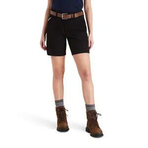 ARIAT Womens Rebar DuraStretch Made Tough Shorts Black