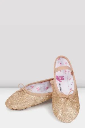 Childrens Glitterdust Ballet Shoes