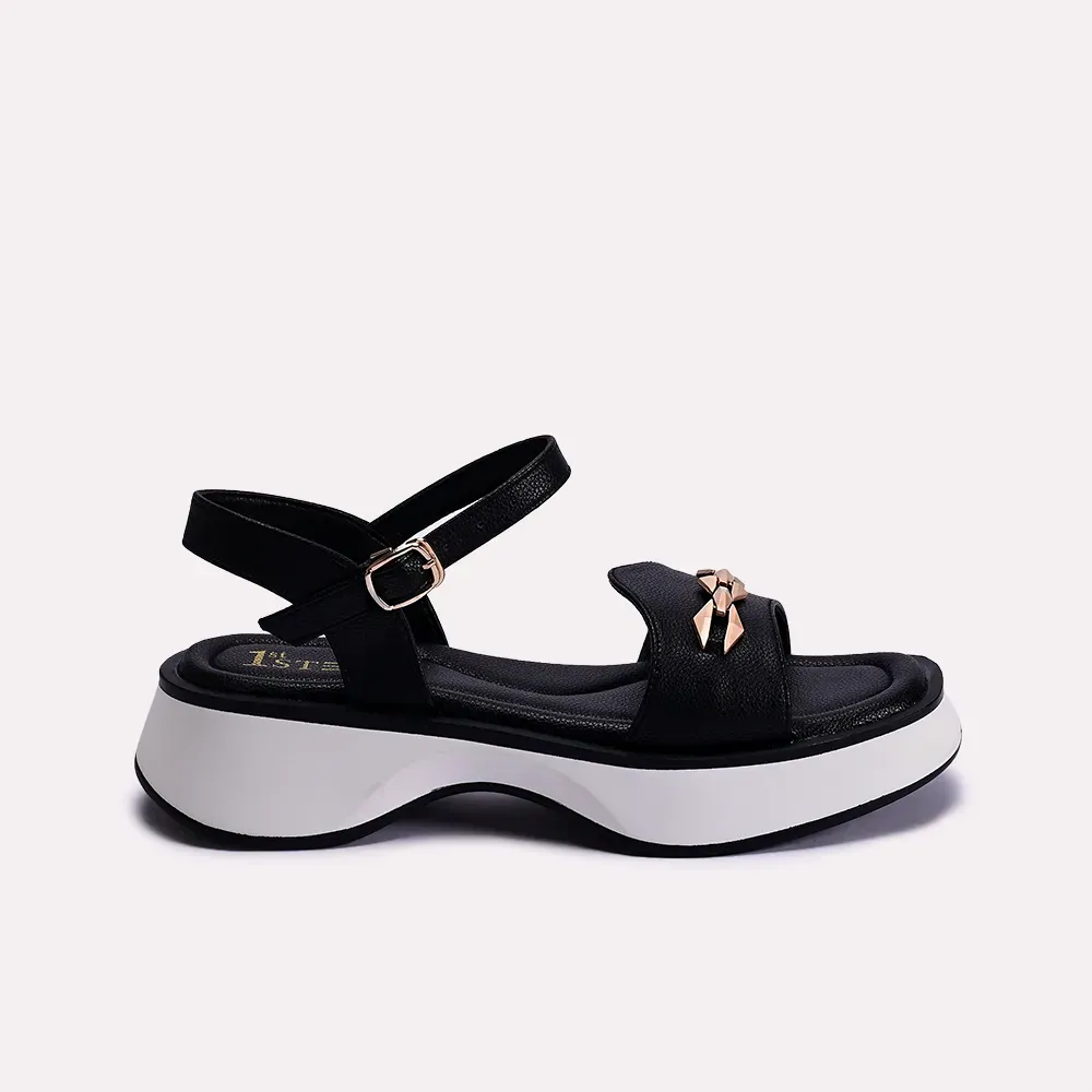 Dawna Black Casual Sandals 0421109