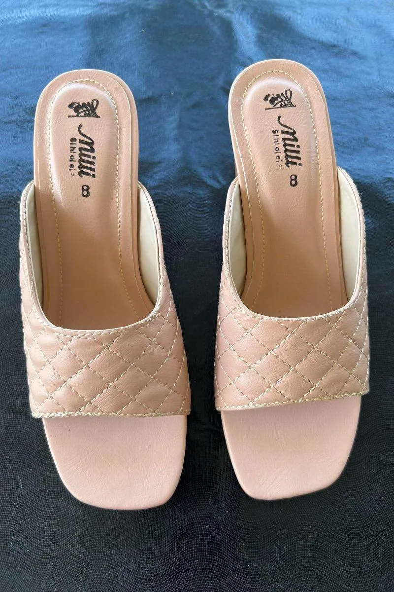 Milli Shoes - Casual Heels - Fawn - 1619