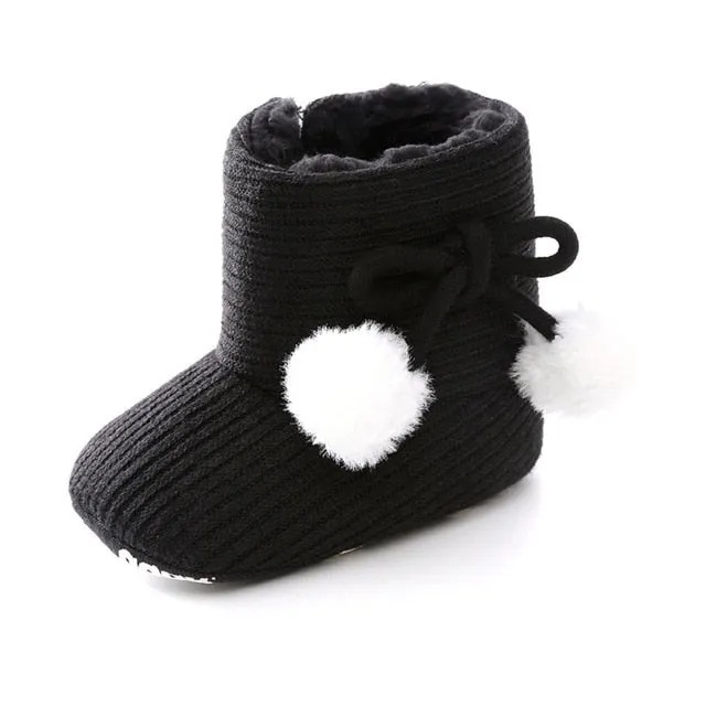 Soft Sole Plush Ankle Snow Boots